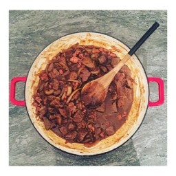 OX LIVER, BACON & ONIONS