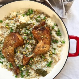 LEMON PEPPER CHICKEN & PISTACHIO PILAF