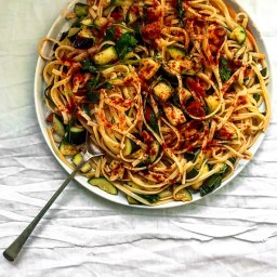 SMOKED SALT CHORIZO & COURGETTE PASTA