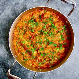 SAUSAGE & RED PEPPER LENTILS