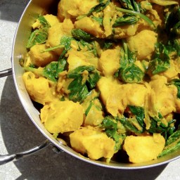 QUICK SAAG ALOO