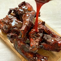STICKY CUMIN & CHOCOLATE BBQ RIBS