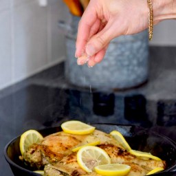 SKILLET CHICKEN WITH LEMON, CUMIN & MINT