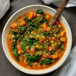CAJUN SWEET POTATO & CANNELLINI BEAN STEW