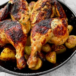 CITRUS & SOY ROAST HALF CHICKEN WITH POTATOES (VOICE MAGAZINE – FEBRUARY)